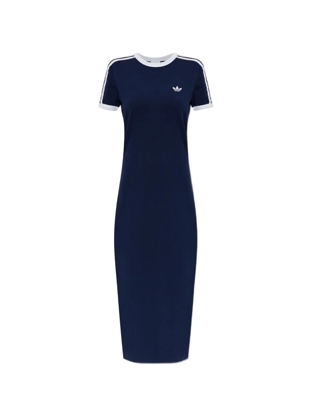 3-Stripes short-sleeve midi dress - 1