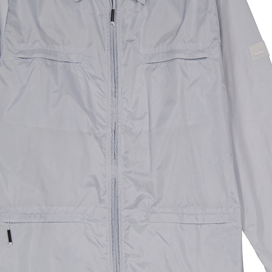 Rains Men's Sky Nylon Zip-Up Overshirt - 8
