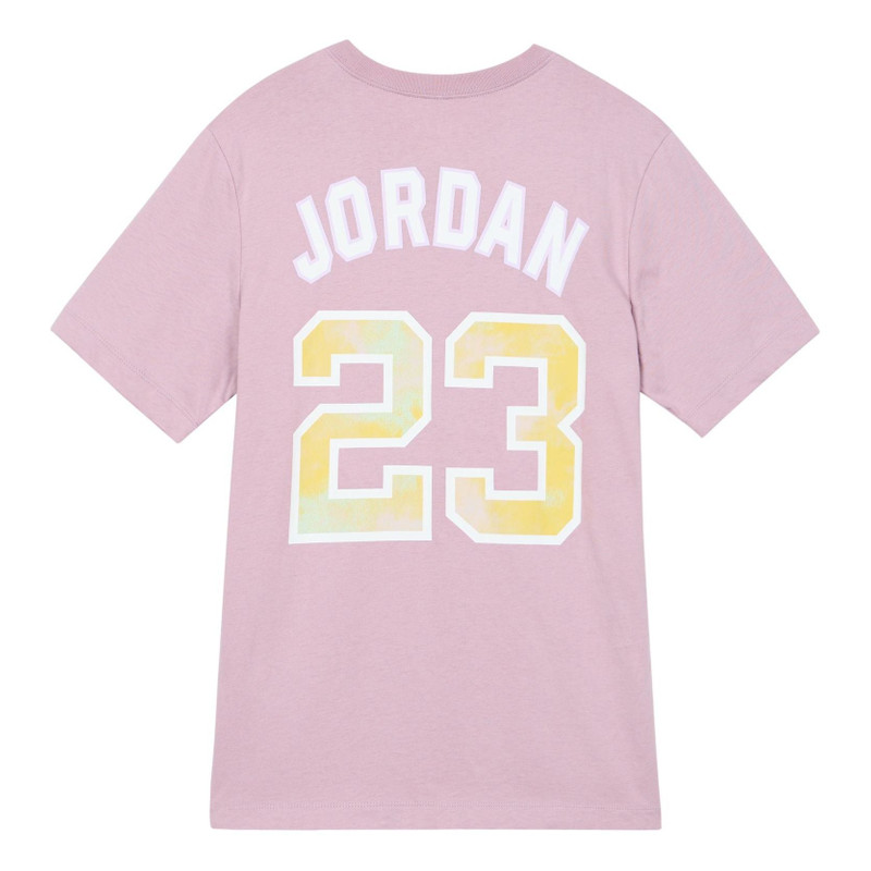 Jordan Air Jordan Sport DNA Solid Color Logo Alphabet Numeric Round Neck Short Sleeve Purple Red DO8899-501 outlook