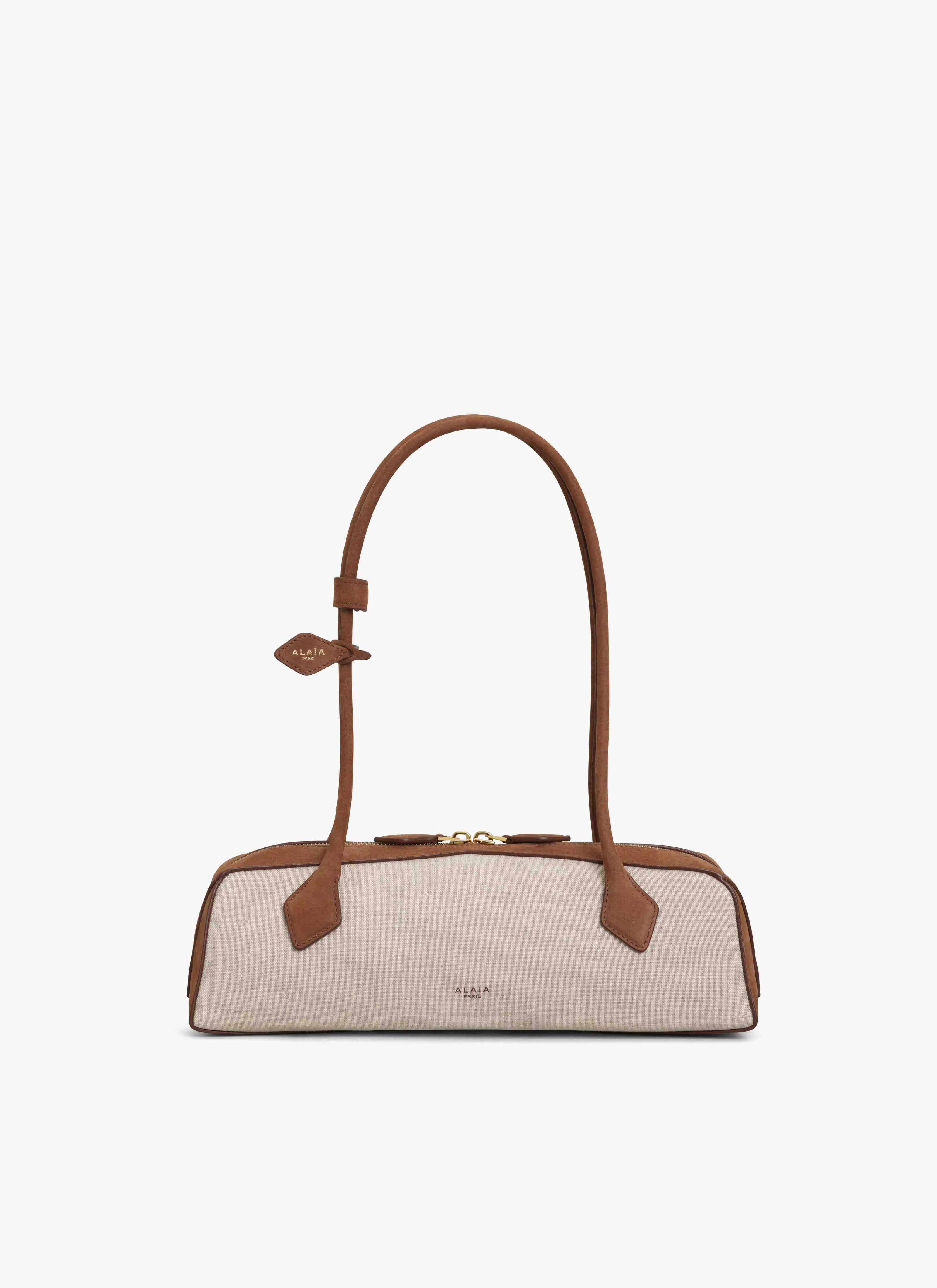 LE TECKEL MEDIUM BAG IN CANVAS AND NUBUCK - 1