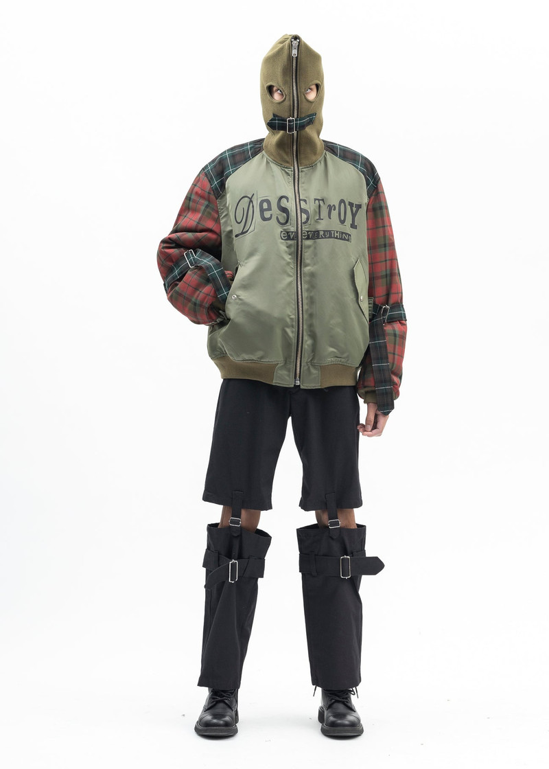 KHAKI GREEN BONDAGE MA-1 JACKET 7