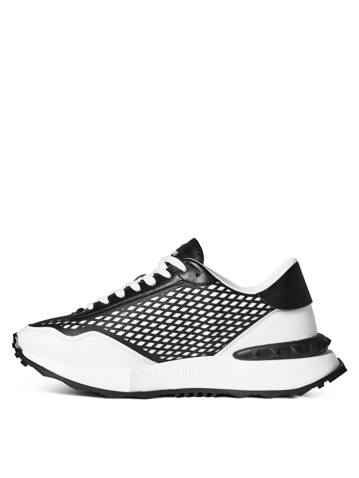 VALENTINO ファブリック＆スエード トレーナー NETRUNNER Valentino NETRUNNER 2.0 TRAINERS | cruisefashion | REVERSIBLE