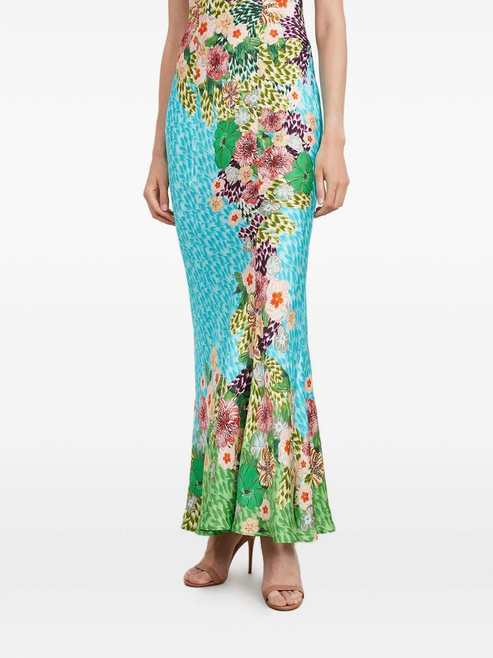 Renee floral-print maxi dress - 1