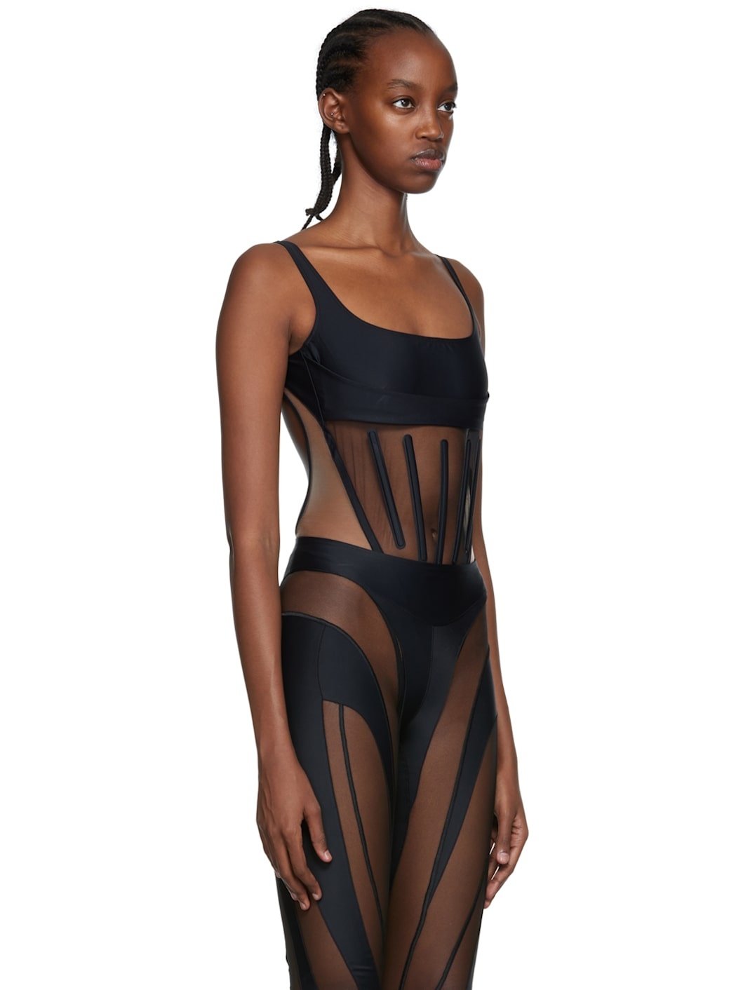 Black Bodice Bodysuit - 2
