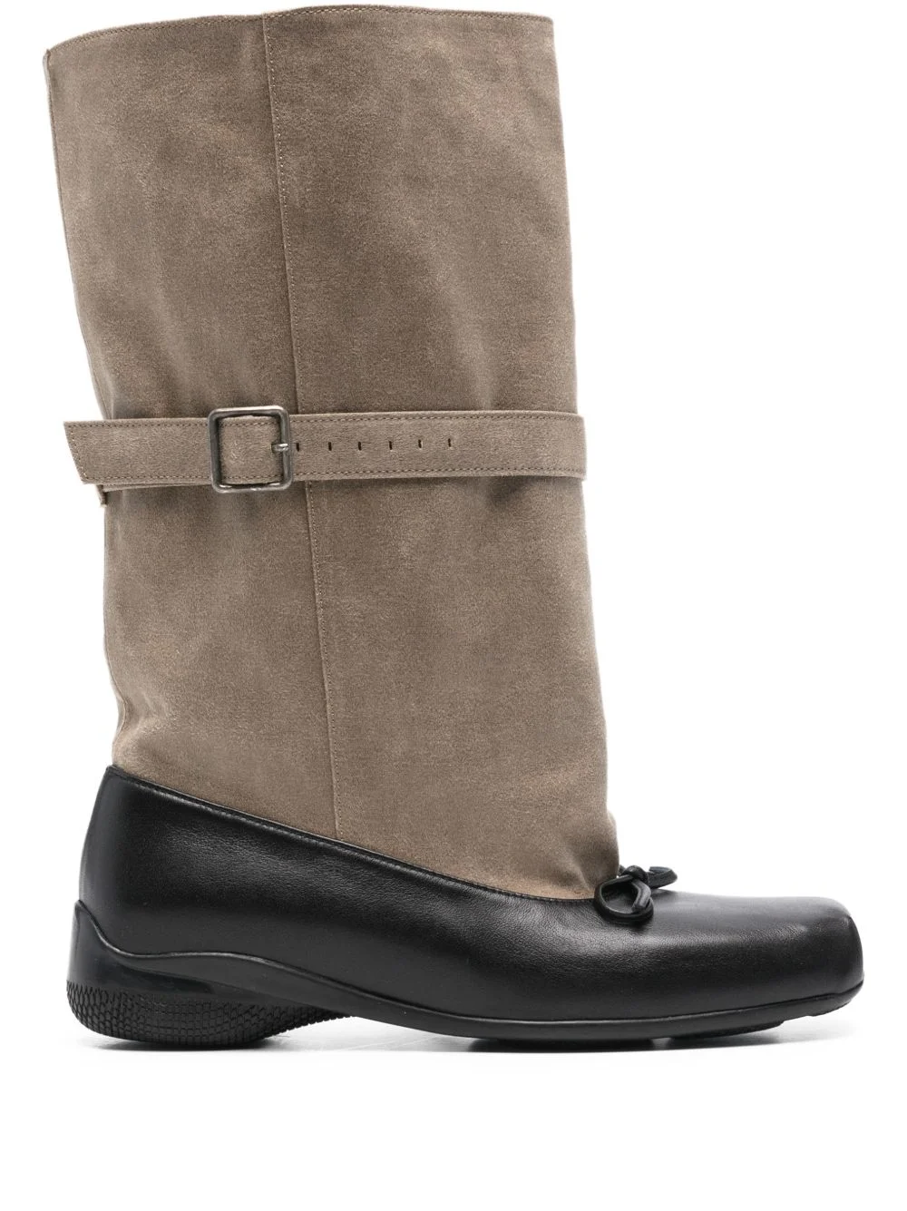 buckled ballet slouchy boots - 1