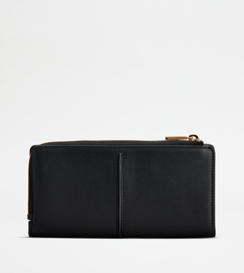 T TIMELESS WALLET IN LEATHER - BLACK 3