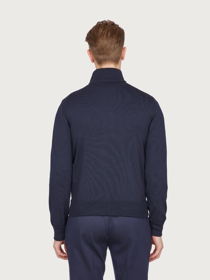 BLOUSON JACKET WITH NAPPA INSERTS 4