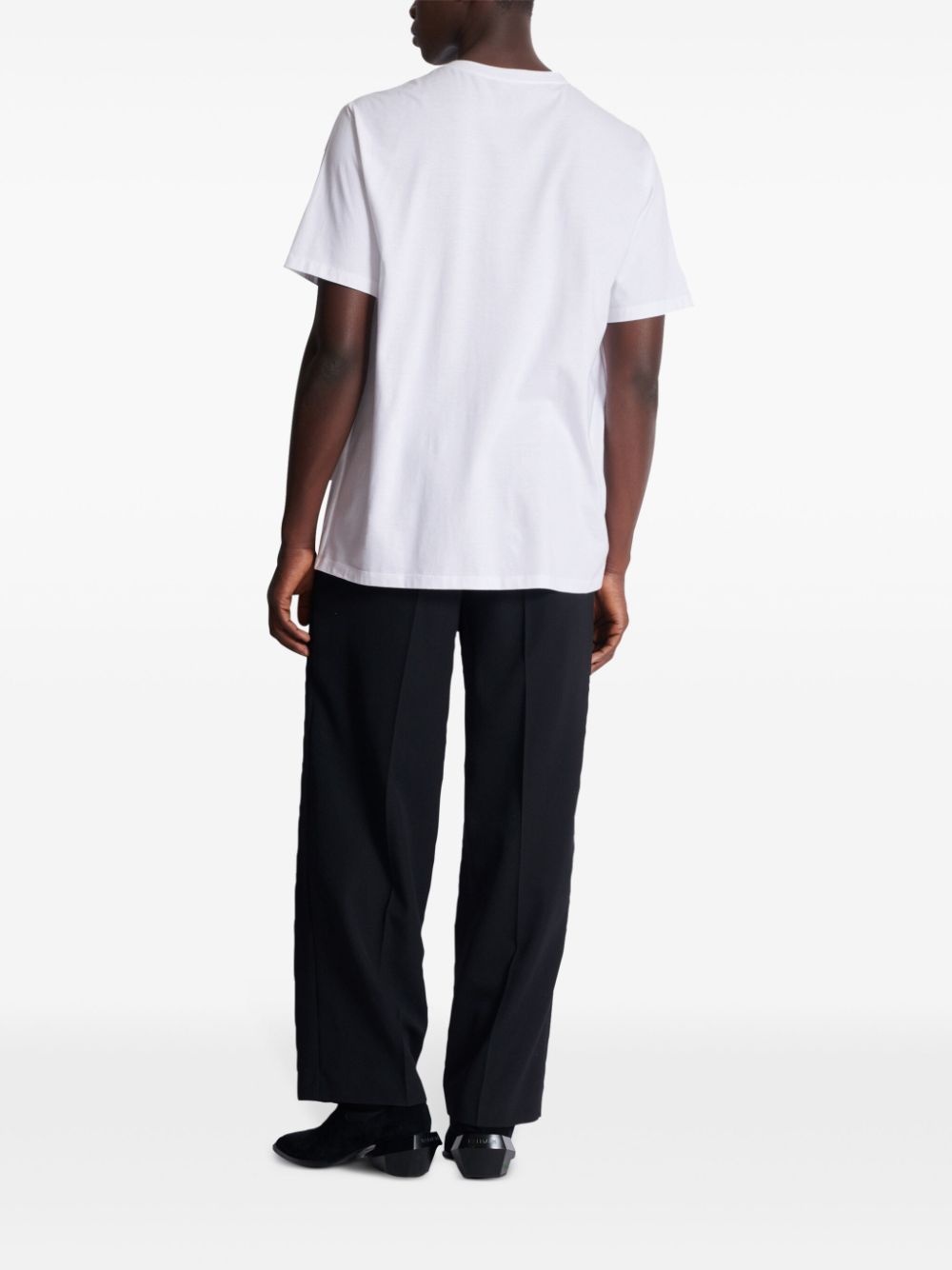 logo-embroidered T-shirt - 4