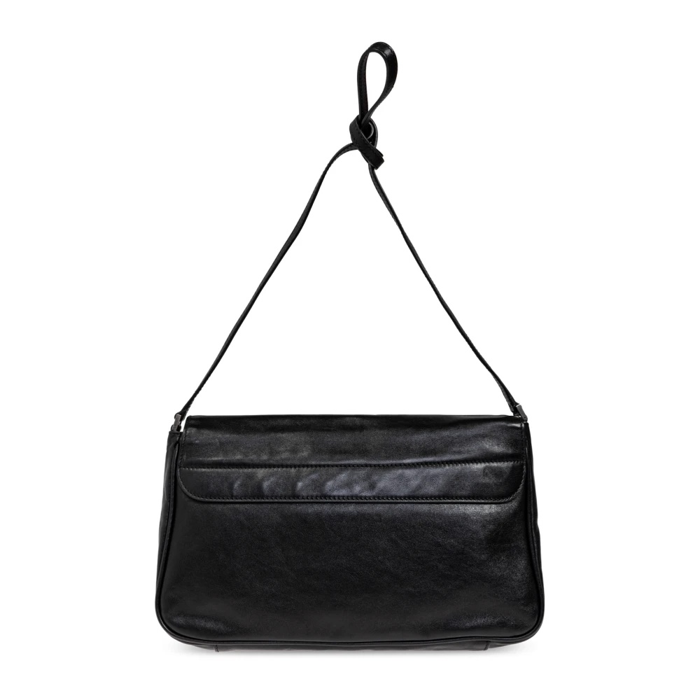 BALENCIAGA｜SHOULDER BAGS (813357 2ABAV 1000) Women's Bel Air Shoulder Bag Medium in Black | Balenciaga US