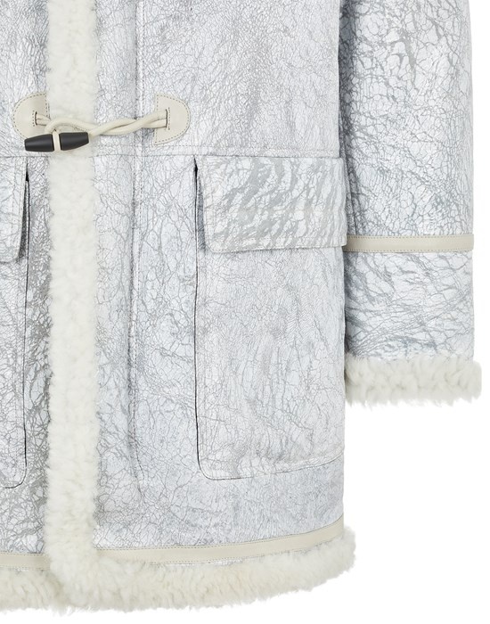 00197 VITRIFIED SHEEPSKIN PEARL GRAY - 7