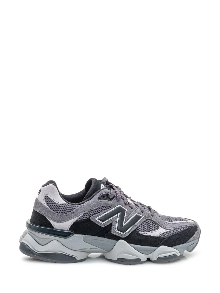 New Balance New Balance 9060 Grey Mesh And Suede Sneakers - 1
