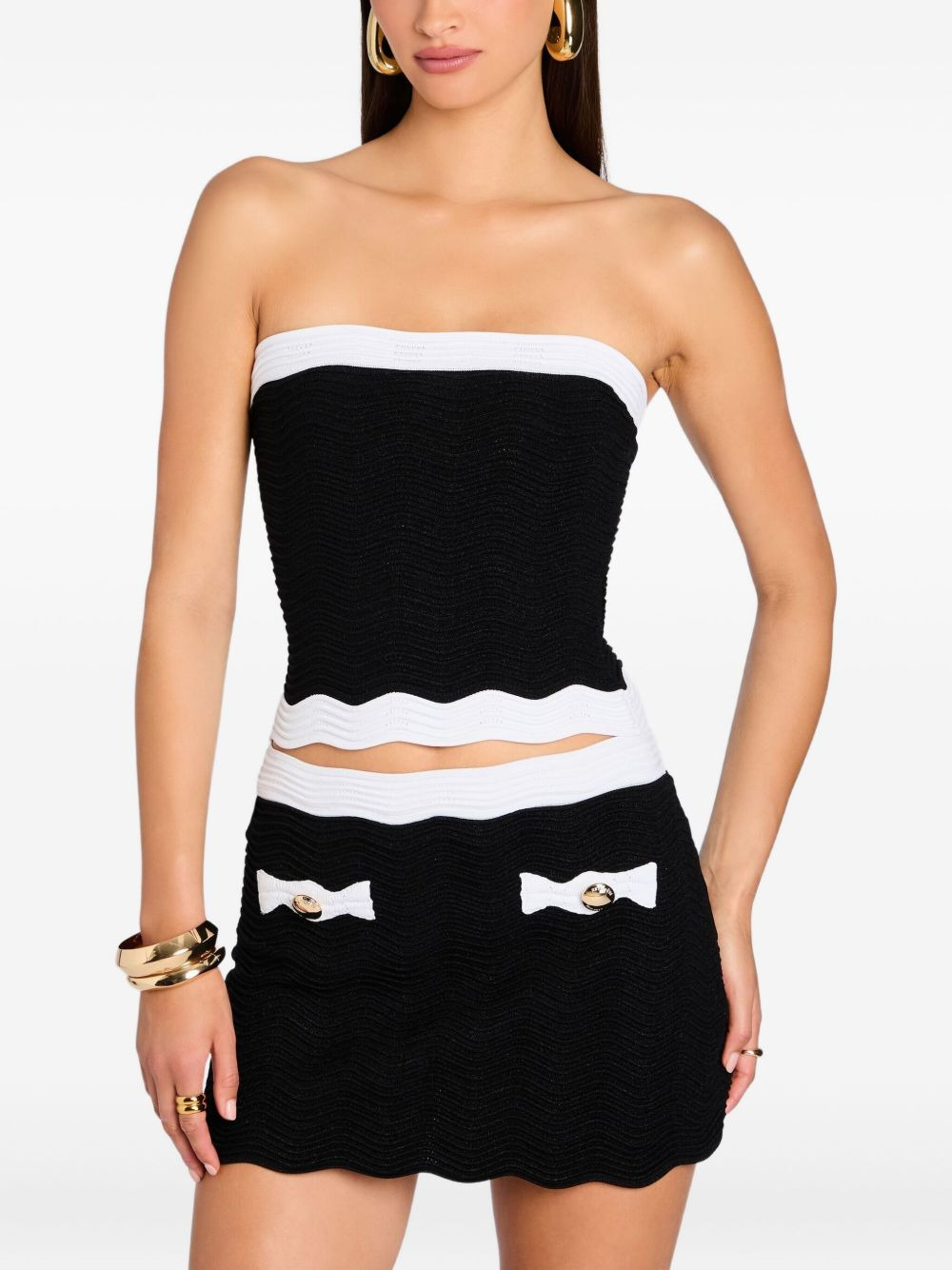 Hart wave-knit top - 1