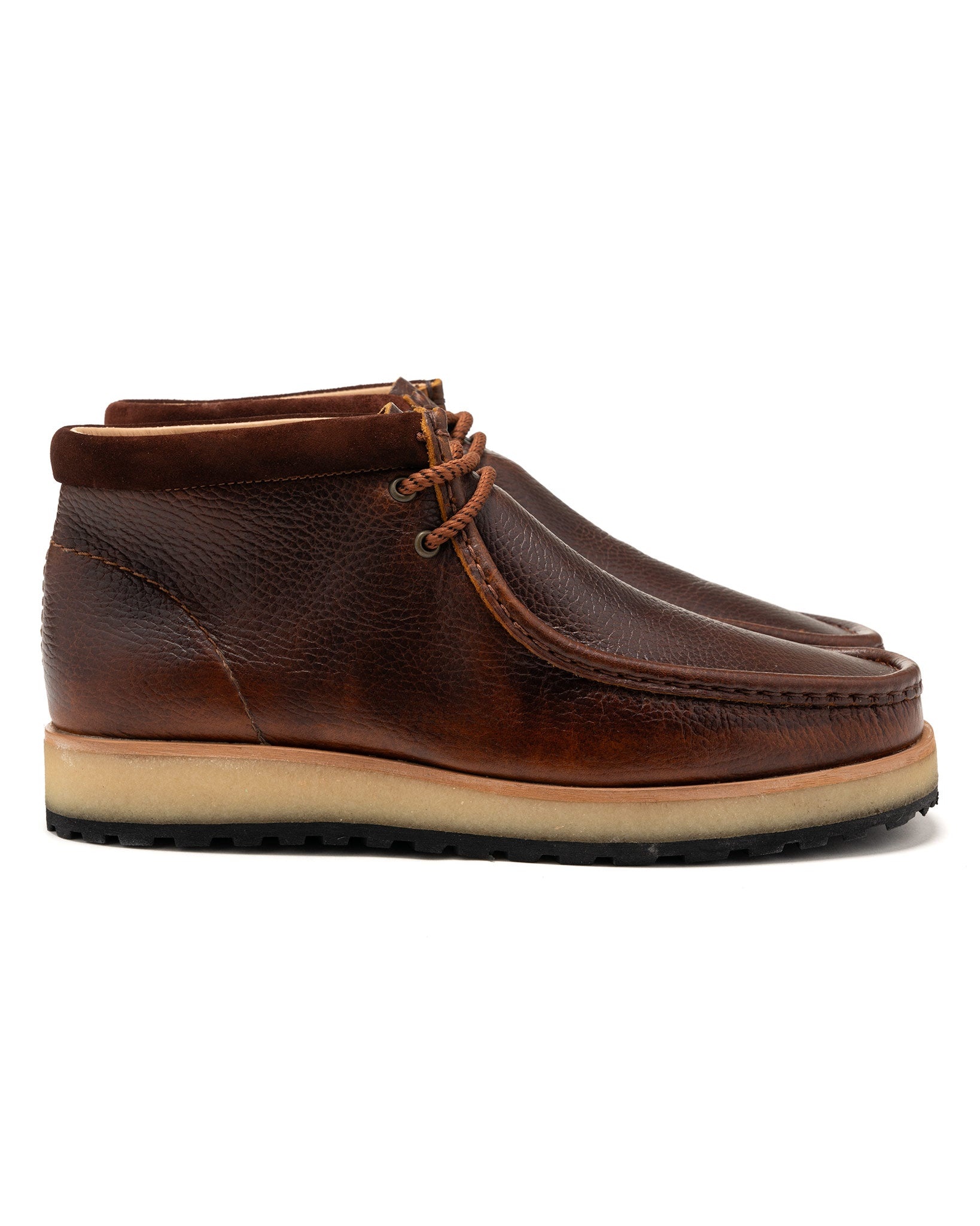 Wallabee Scout Dark Tan Leather - 1