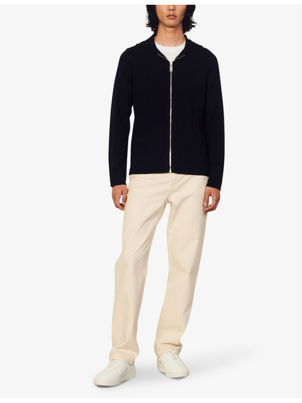 Long-sleeved wool hoody - 3