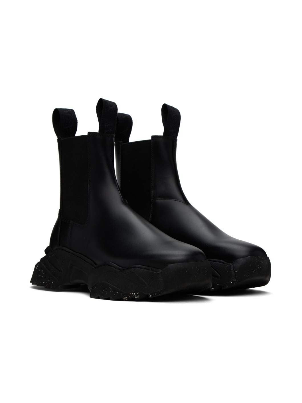 Black Romper Chelsea Boots - 4