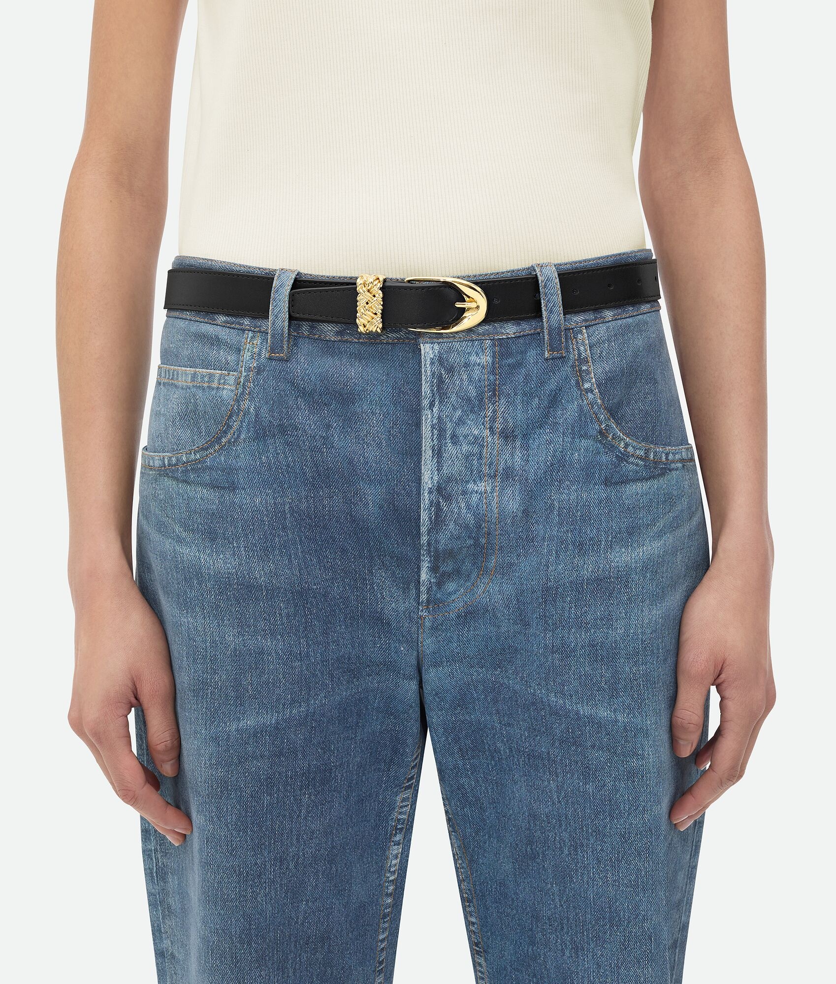 BOTTEGA VENETA INTRECCIO ベルト Bottega Veneta Leather Intreccio Cabat Belt | Harrods US