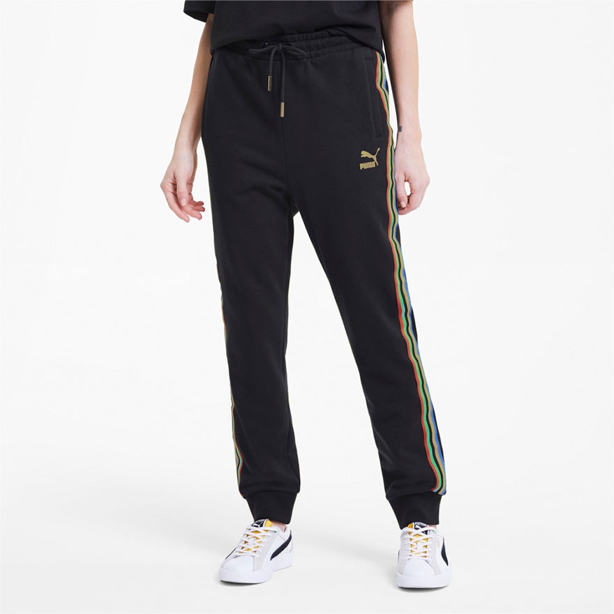 (WMNS) PUMA World Resonance Series Drawstring Knitted Trousers 599062-51 - 3