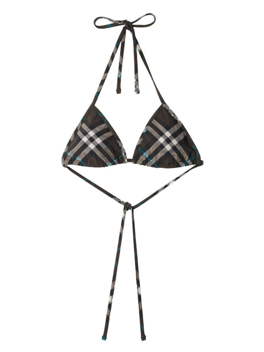 Burberry Check Triangle Bikini Top - 1