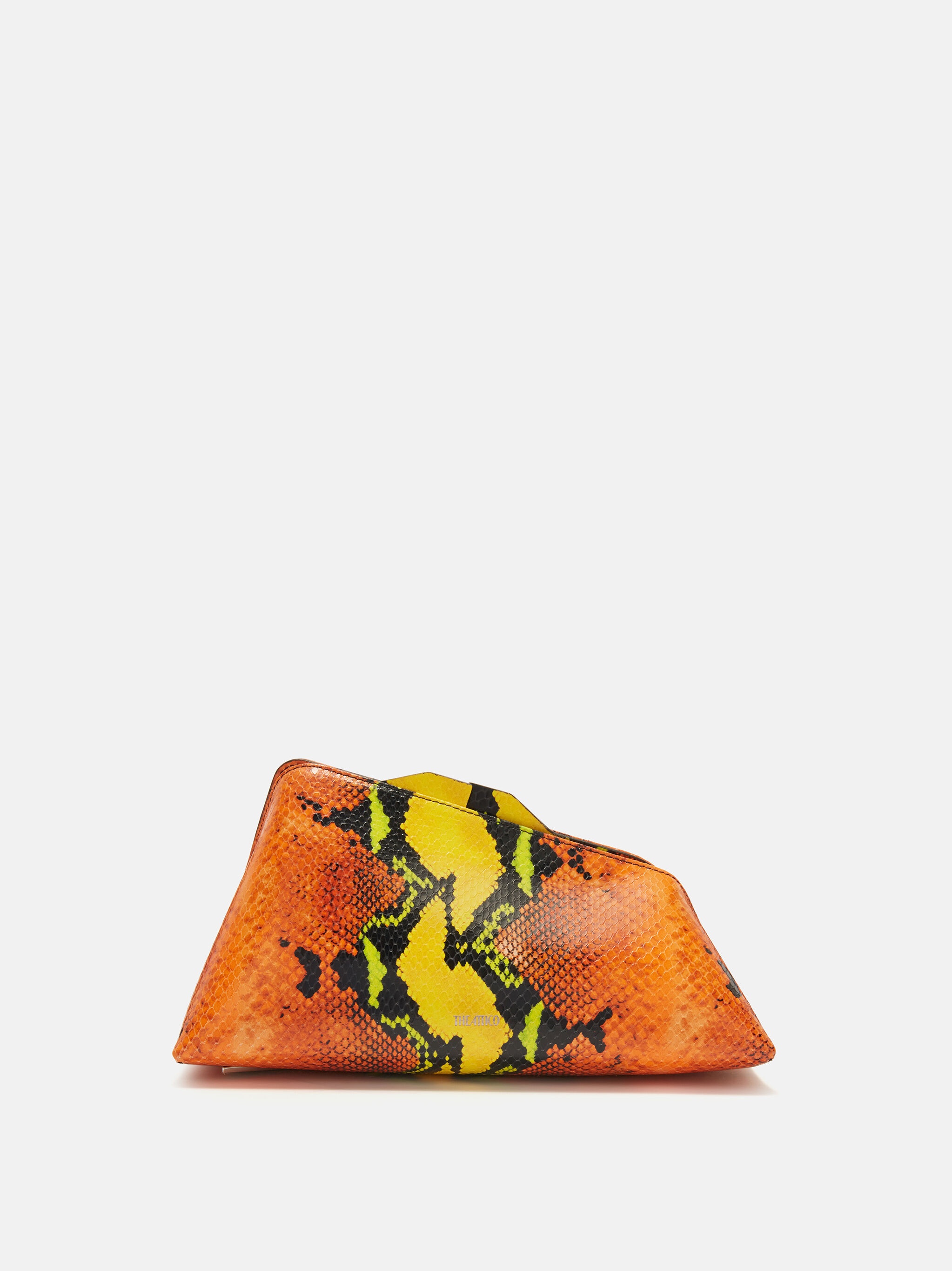 ''8.30PM'' ORANGE, BLACK, YELLOW, GREEN OVERSIZED CLUTCH - 1