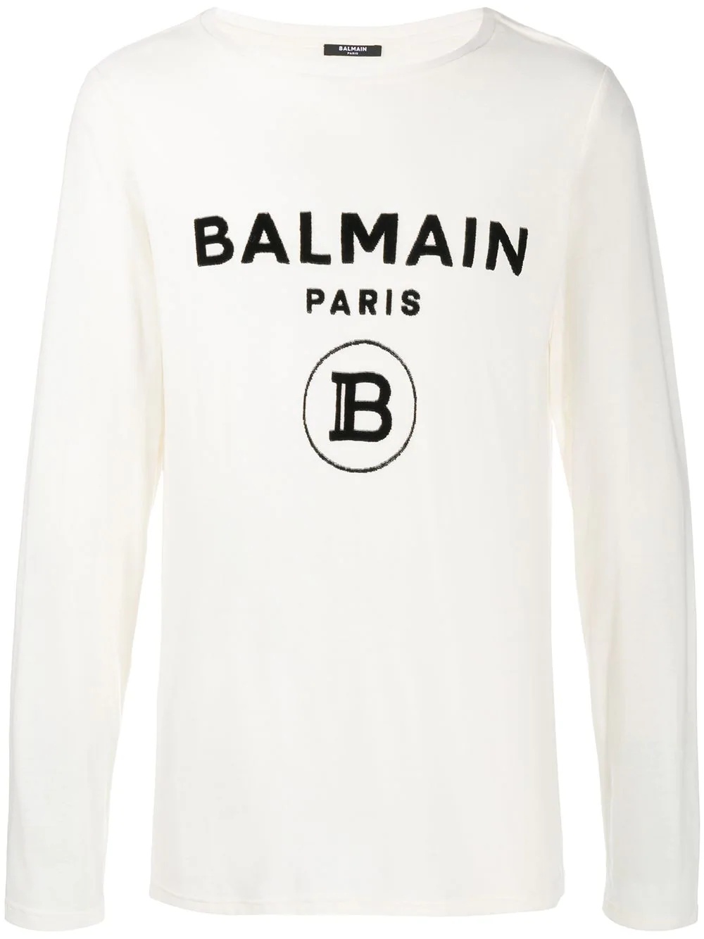 logo print long-sleeve T-shirt - 1