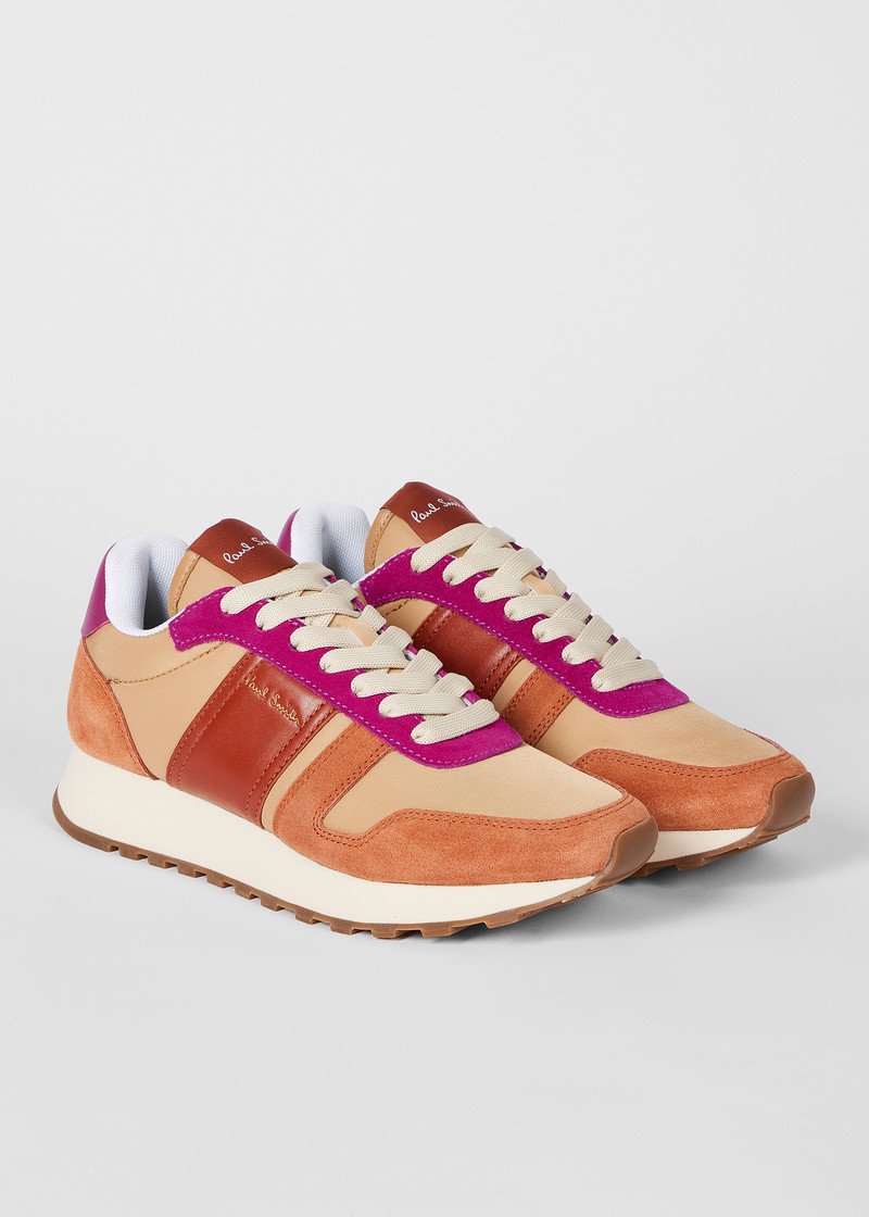 Paul Smith Women's Tan 'Eighties' Trainers outlook