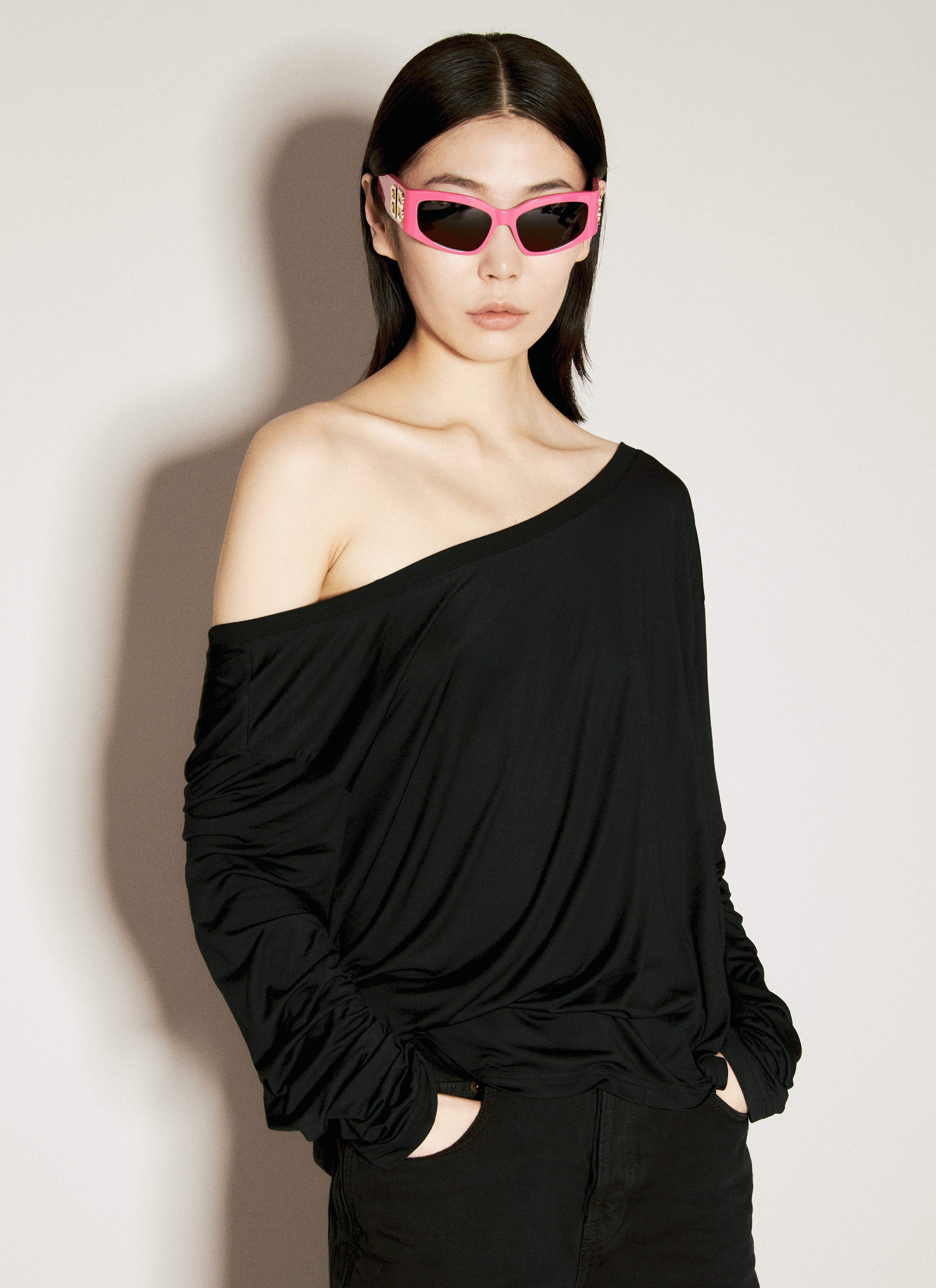 Balenciaga Women Bossy Cat Sunglasses - 2