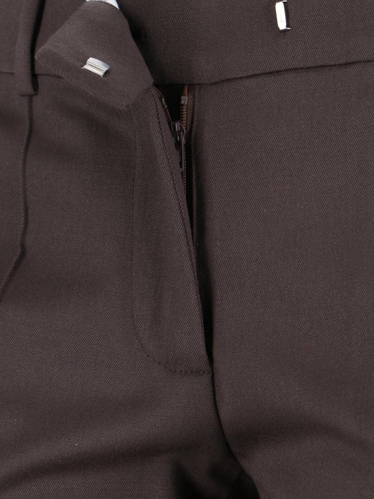 VIRGIN WOOL BOOTCUT PANTS - 5