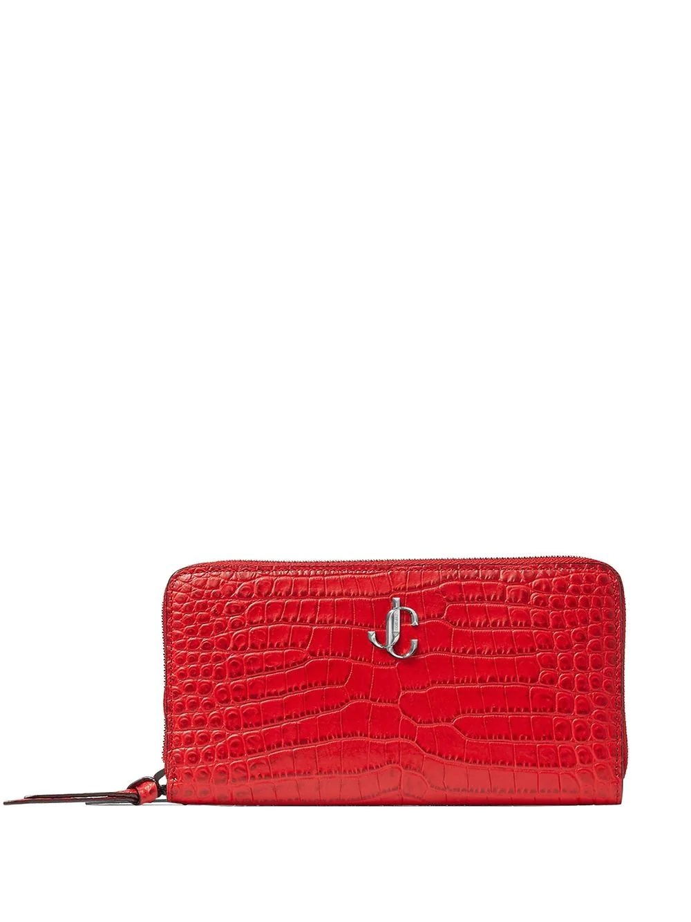 Pippa crocodile-effect long wallet - 1