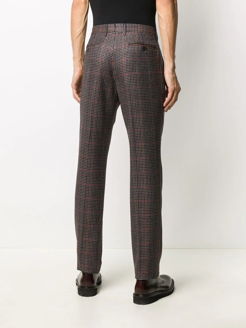 checked trousers - 4