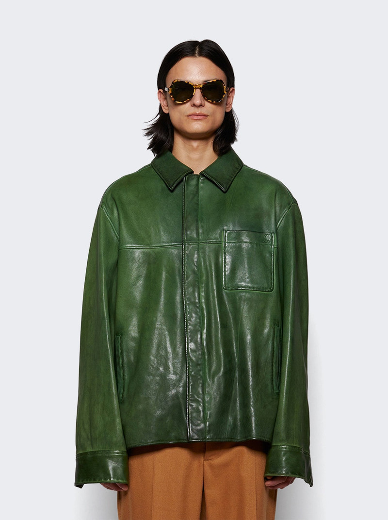 Loewe Overshirt Dark Green outlook
