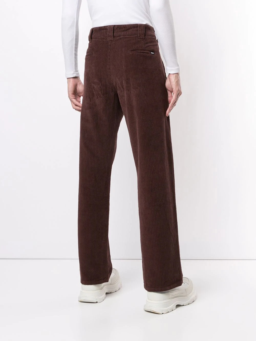 corduroy cotton trousers - 4