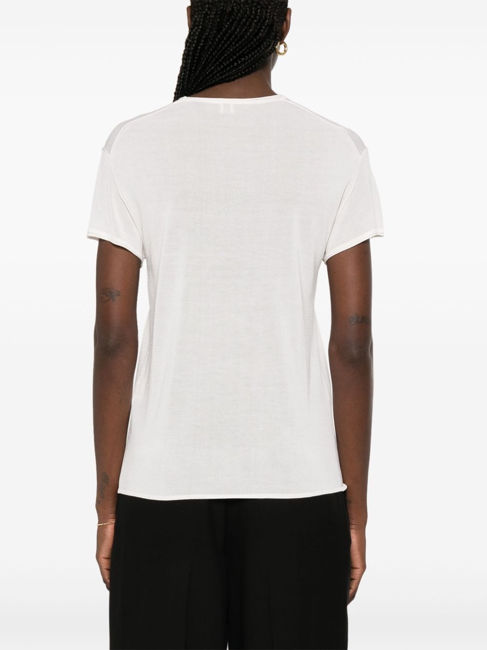 silk T-shirt - 4