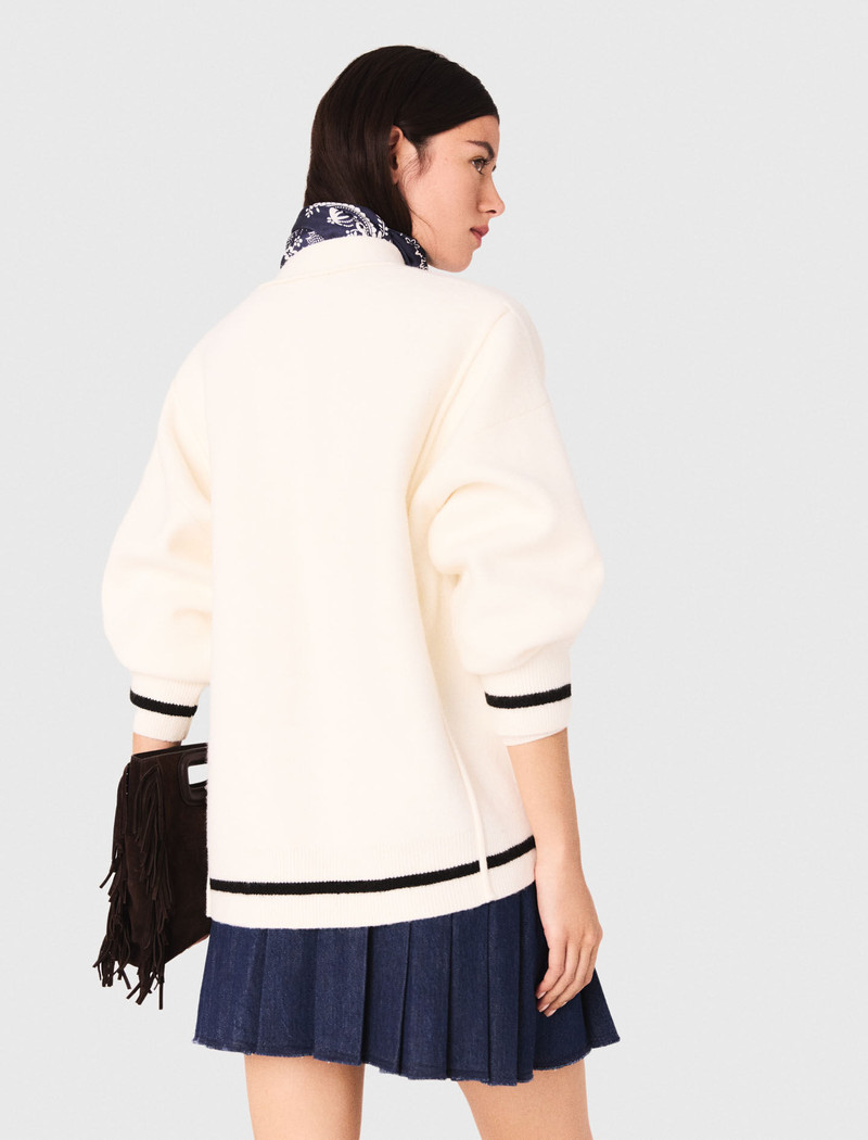 Long cardigan with embroidery 4