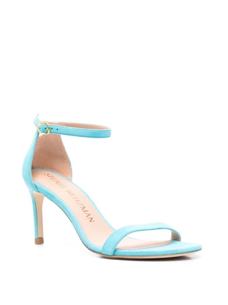 90mm heeled suede sandals - 3