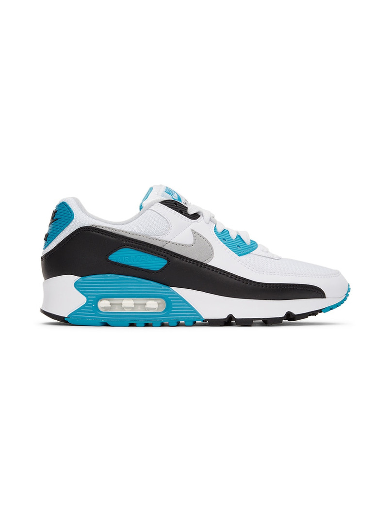 White & Blue Air Max III Sneakers - 1