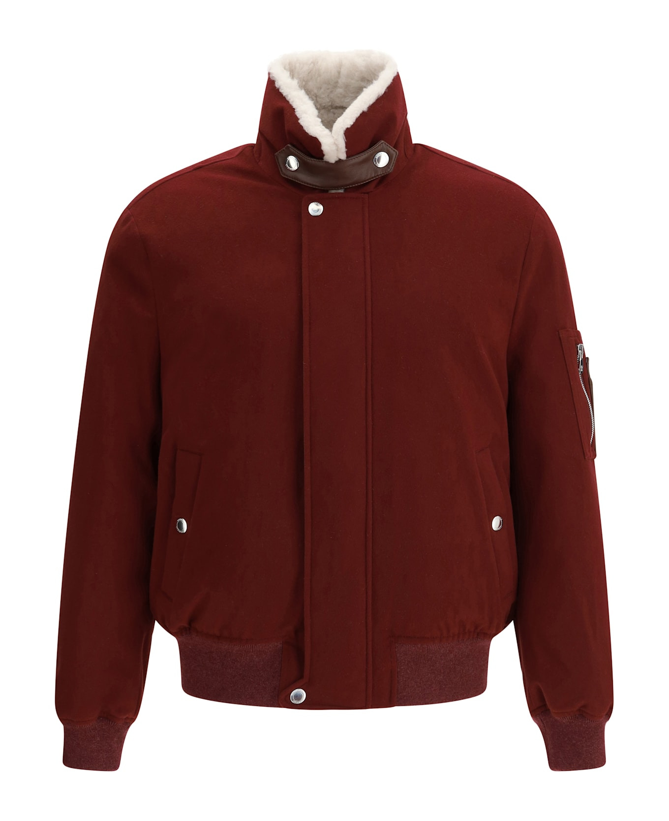 Wool Flannel Down Jacket - 1