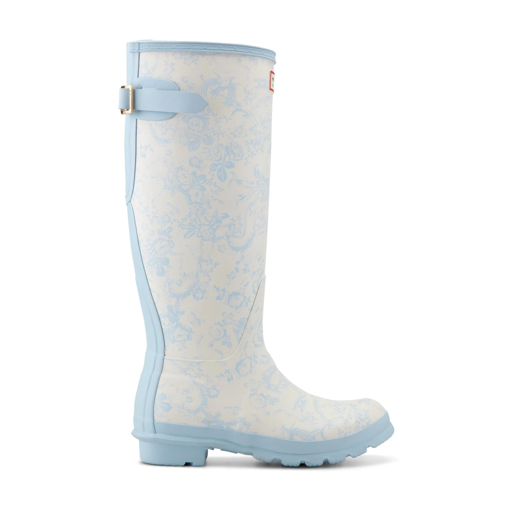 Hunter X LoveShackFancy Women’s Original Tall Toscana Toile Rain Boots - 1