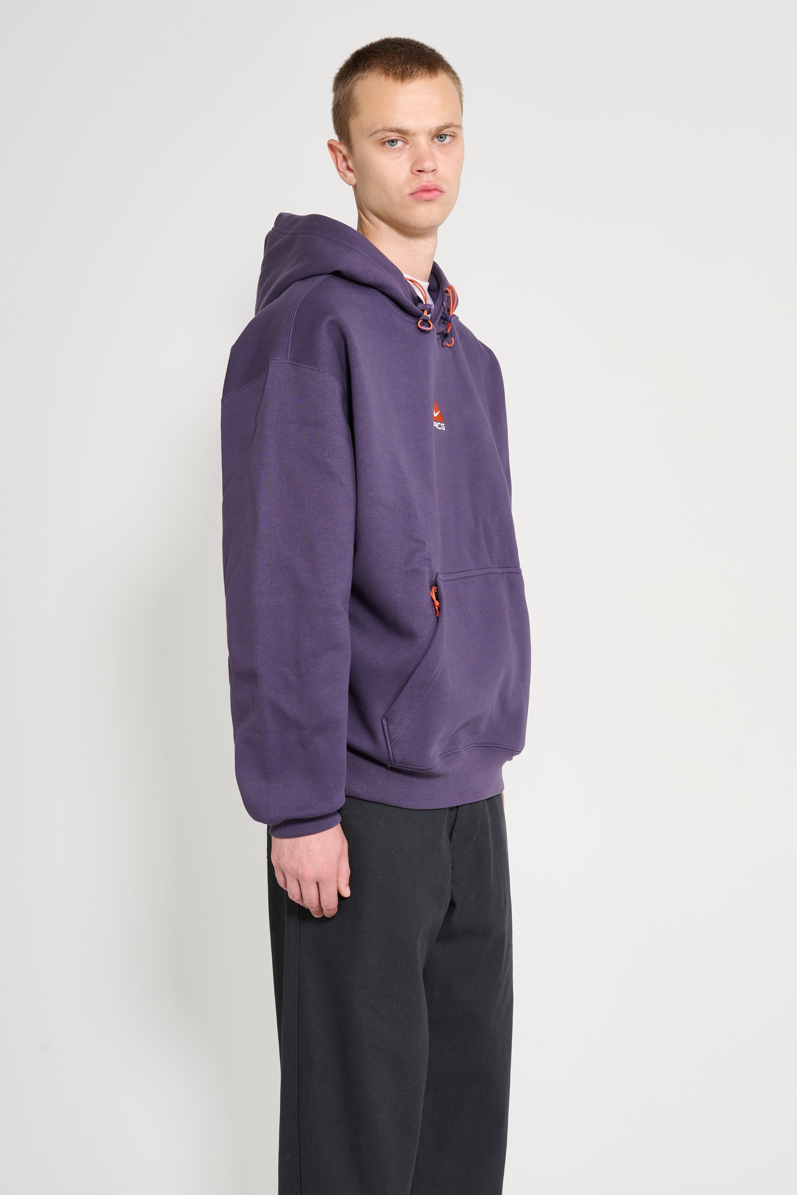 NIKE ACG THERMA-FIT HOODIE DARK RAISIN / SUMMIT WHITE - 3