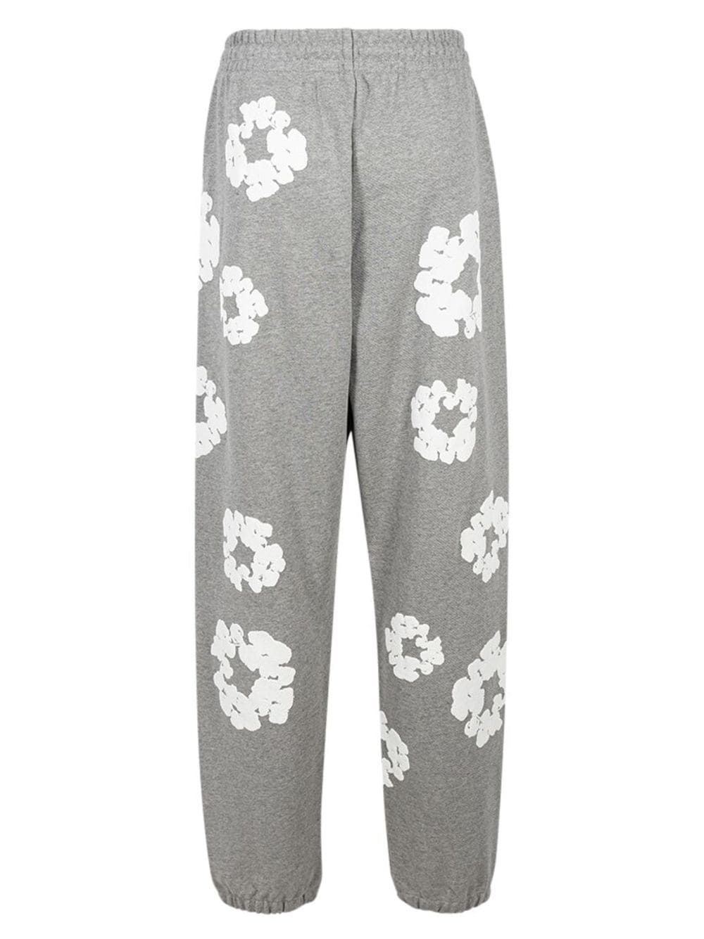 drawstring "Cotton Wreath" track pants - 2