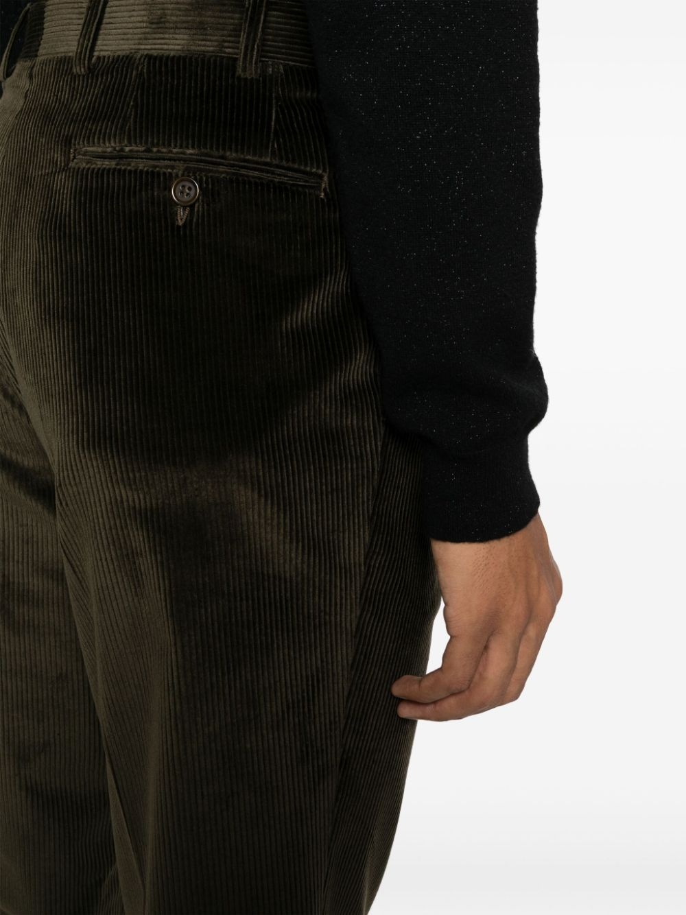 corduroy straight-leg jeans - 5