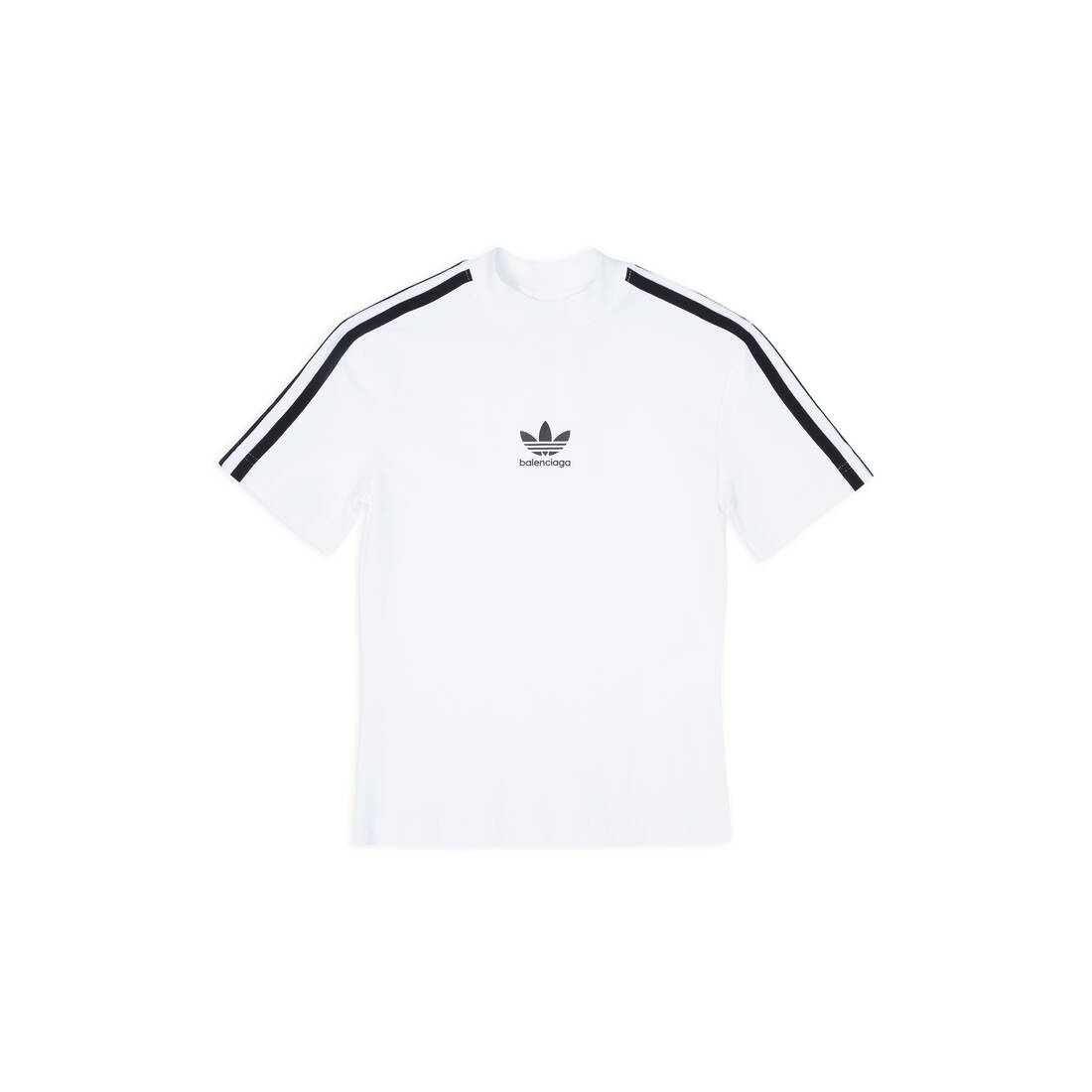 Women's Balenciaga / Adidas Shrunk T-shirt in White - 1