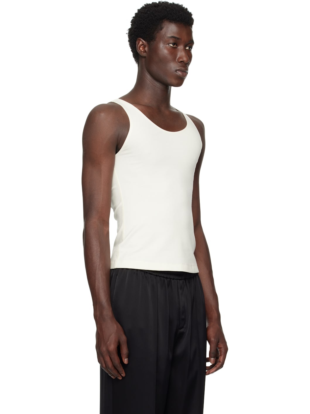 Off-White Han Open Back Tank Top - 2
