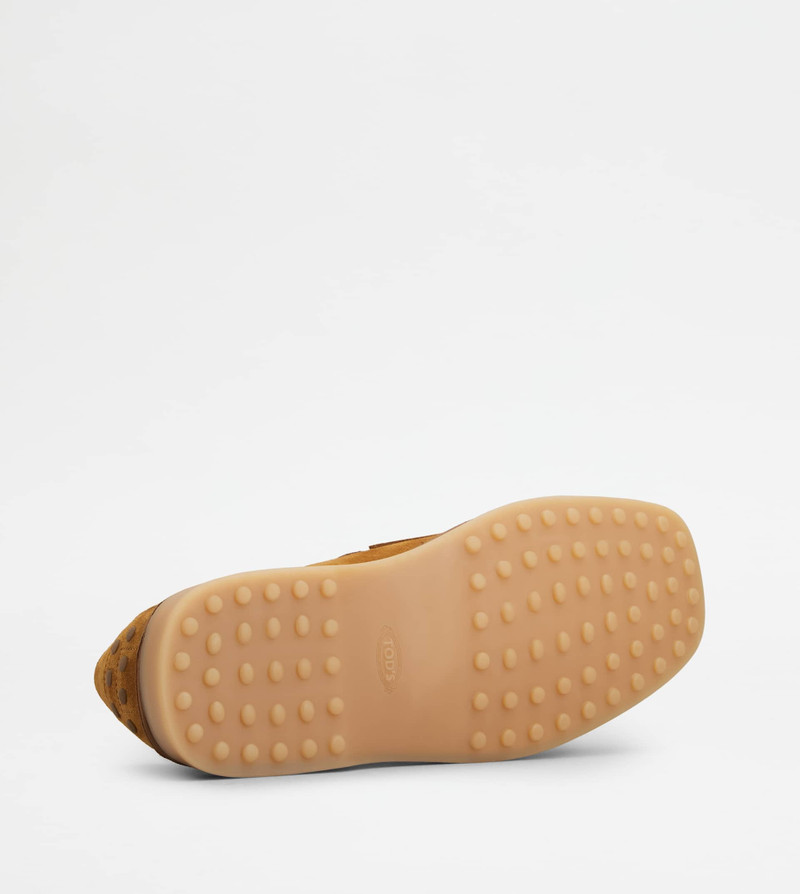 LOAFERS IN SUEDE - BROWN 4