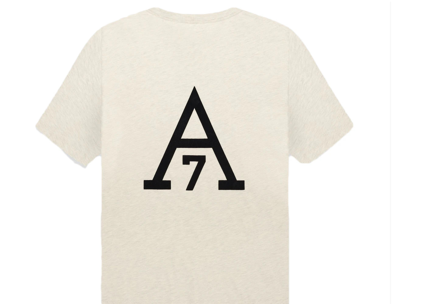 Fear of God Seventh Collection All Star Henley Tee Cream Heather - 2