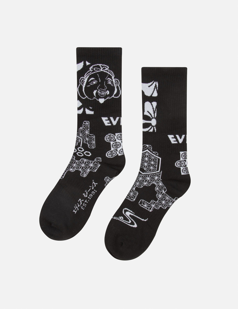 Godhead and Kamon Jacquard Long Socks 1