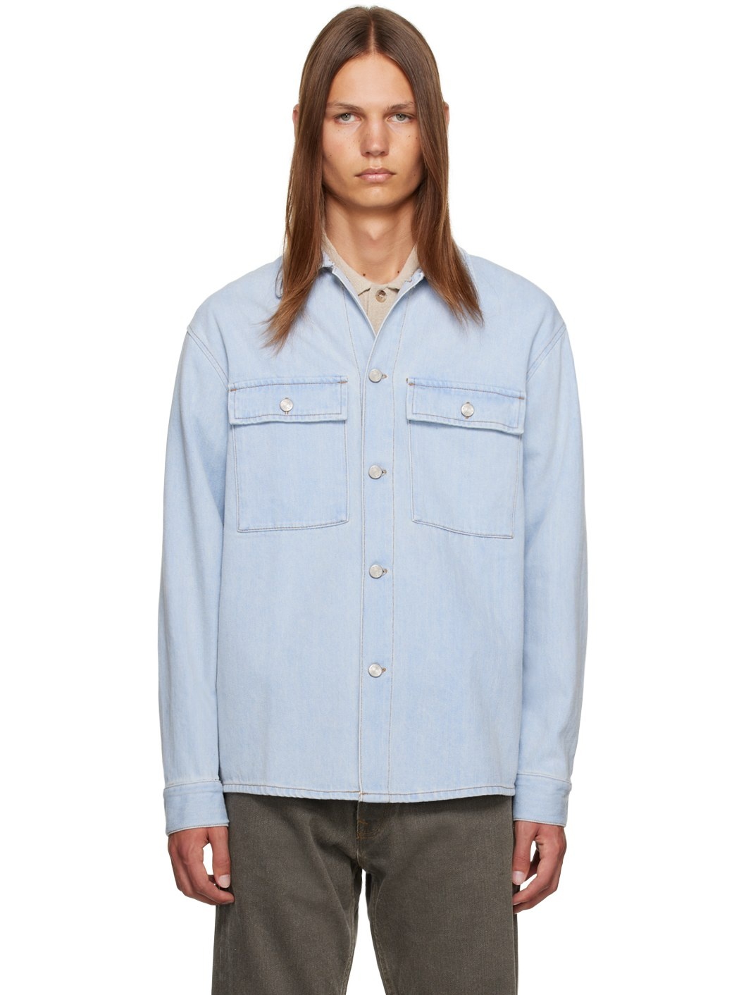 Blue Roger 1935 Denim Shirt - 1