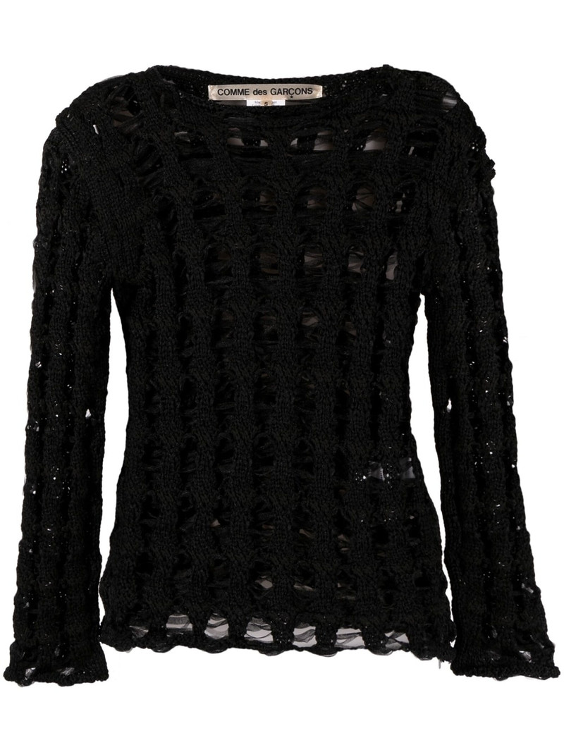 open-knit jumper 1