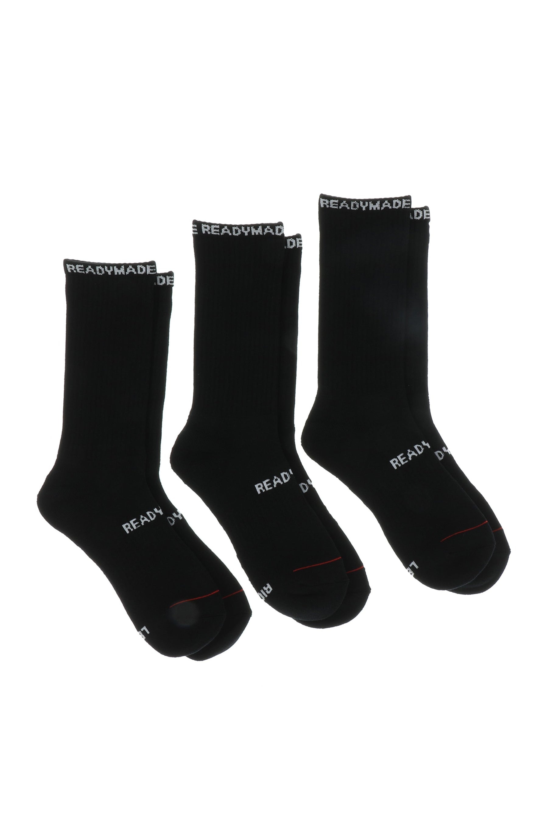 3P CREW SOCKS / BLK - 2