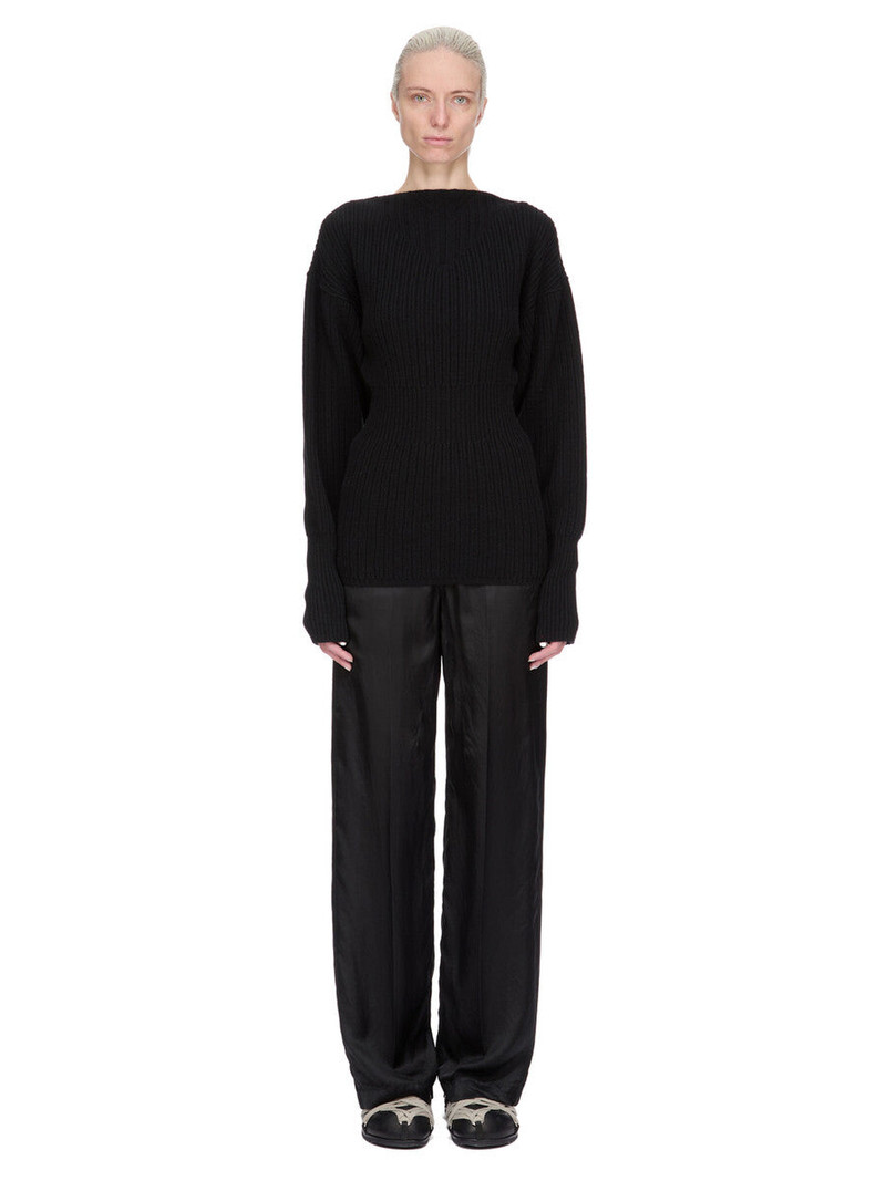 Rick Owens ribbed wool jumper outlook