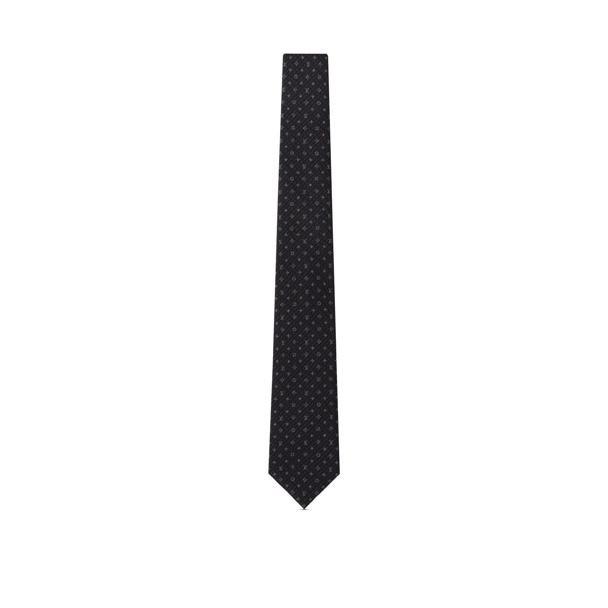 Monogram Relief Tie - 1